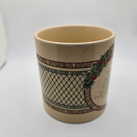Vintage Russ Berrie & Co. Christmas Joy Mug - Picture 4 of 7